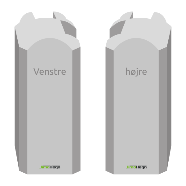 XL Beton hjørnestolpe
